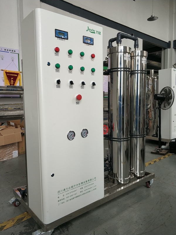 Sistema de osmose reversa de passagem única eficiente 5.0KW Potência nominal 2000 LPH Taxa de fluxo