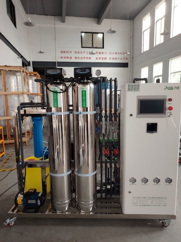 500LPH Capacidade de dupla passagem EDI instalação de água equipada com Vontron/DOW/Toray Ro Membrana