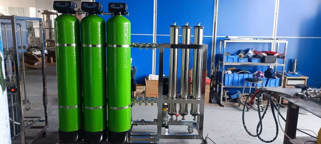 380V 300L por hora 2 Etapa RO EDI Estação de Tratamento de Água para Laboratório Hospitalar