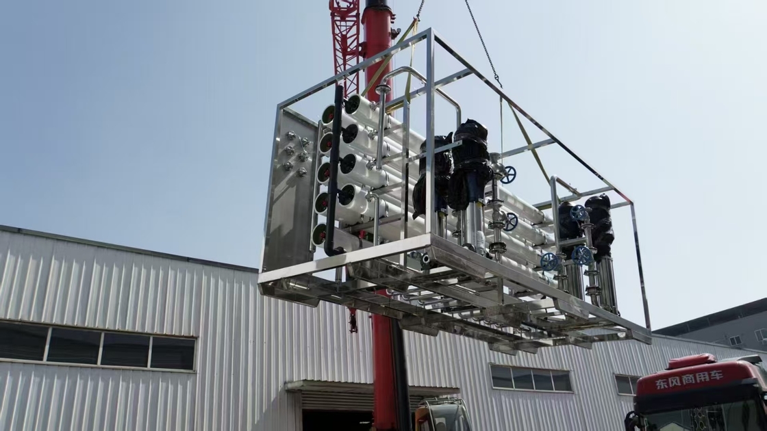 15 T/hora EDI sistema de água ultra pura de utilização industrial com sistema de reação de 2 fases
