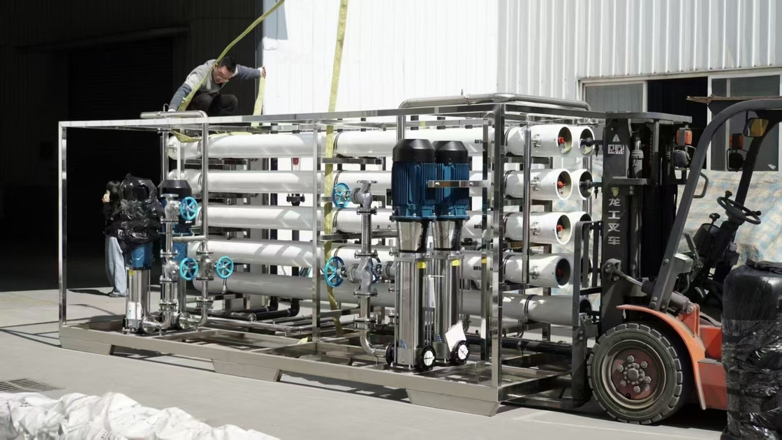 15 T/hora EDI sistema de água ultra pura de utilização industrial com sistema de reação de 2 fases