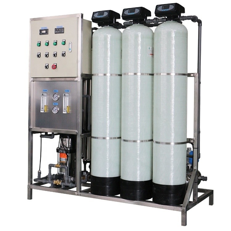 filtro ativo do carbono do esterilizador UV industrial do sistema do RO da única passagem 1000lph