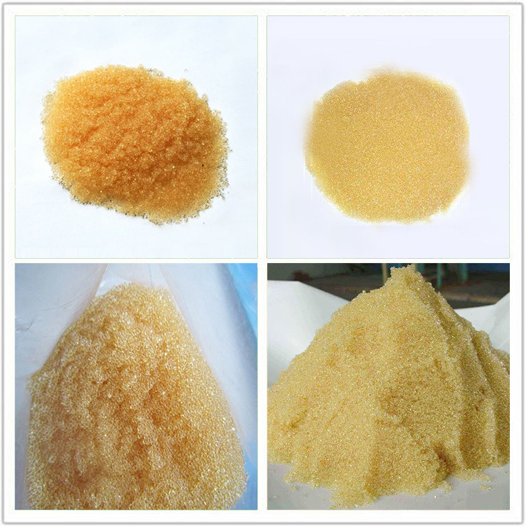 Cation ácido fraco Macroporous Ion Exchange Resin dos meios de filtro da planta de tratamento da água