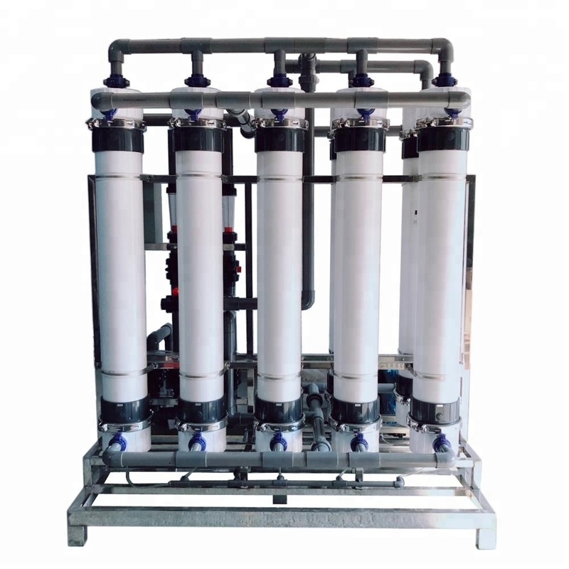 filtros de membrana industriais do Ultrafiltration da planta de tratamento da água do Ultrafiltration 500lph