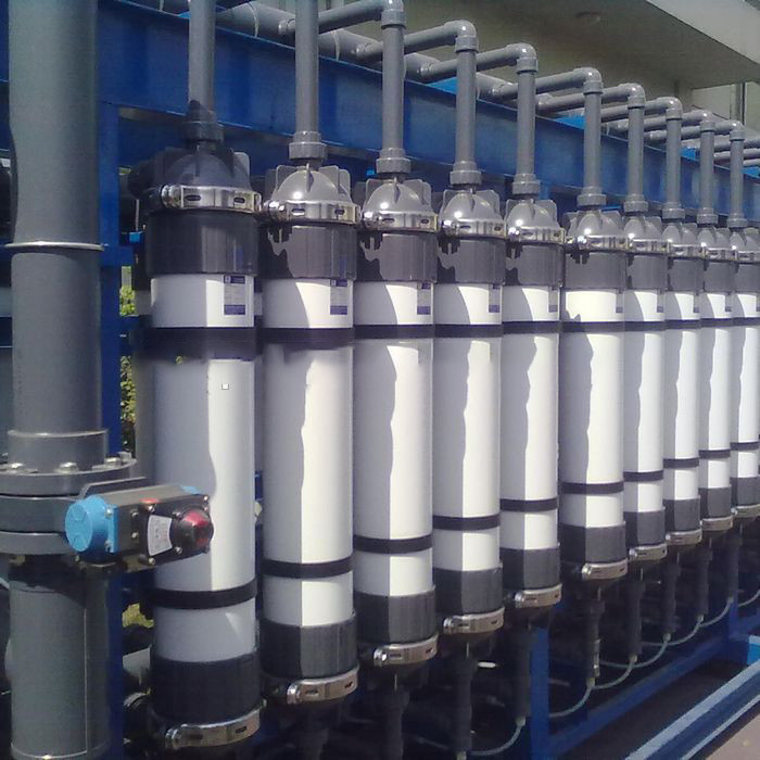 filtros de membrana industriais do Ultrafiltration da planta de tratamento da água do Ultrafiltration 500lph
