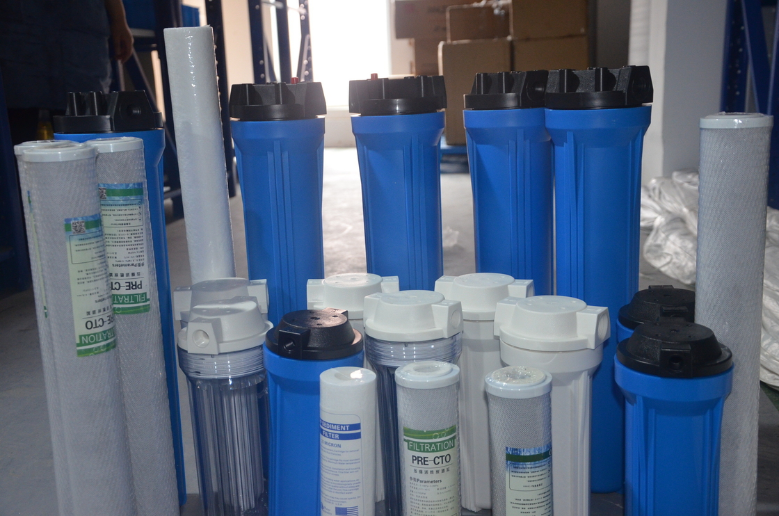 Certificação ISO9001 garrafa de pré-filtro para máquinas de beber e acessórios do sistema RO