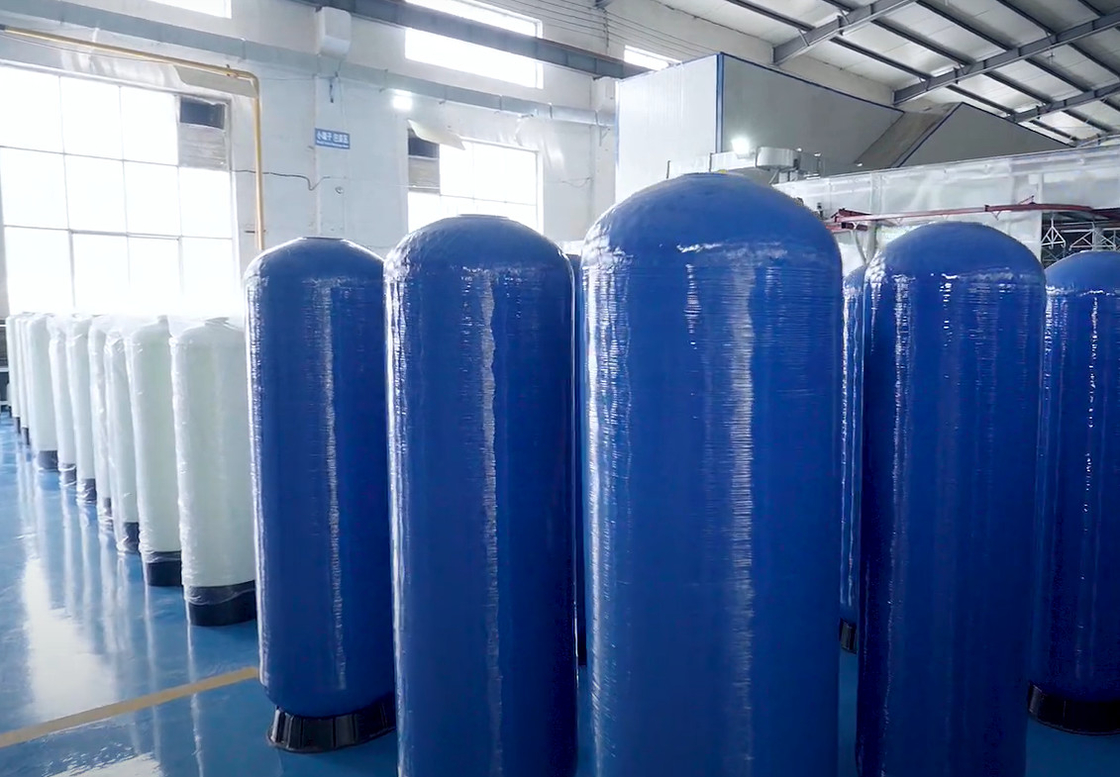 tanques de água de 817 1054 1665 embarcações de pressão de Frp no tratamento da água dos acessórios do sistema do RO