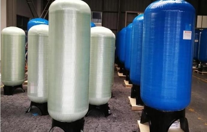 Tanque industrial de Frp para a planta do RO da embarcação de pressão do filtro de areia do tratamento da água