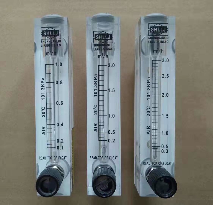 Tipo medidor de fluxo do painel da rota do medidor de fluxo do vidro para o tratamento da água dos acessórios do sistema do RO