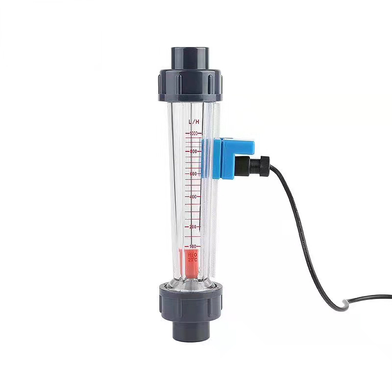 Medidor acrílico do volume de água do medidor de fluxo da montagem do painel da conexão 5GPM do OEM PVC/SS para o RO