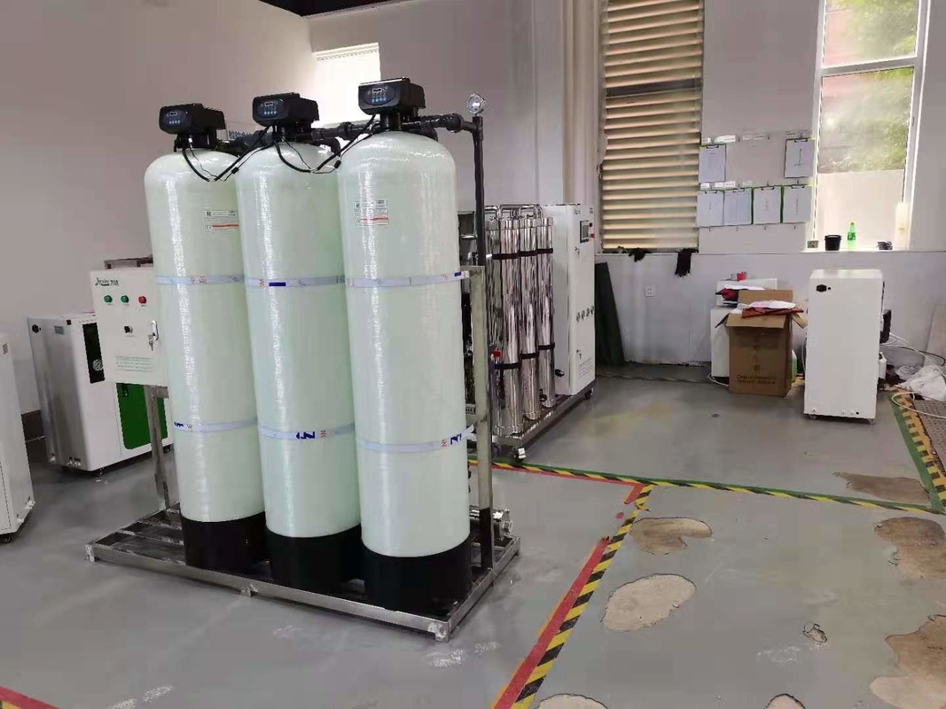Emoliente de água comercial industrial do filtro do tela táctil do PLC para a água dura