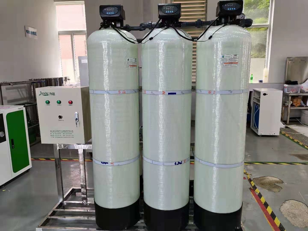 Emoliente de água comercial industrial do filtro do tela táctil do PLC para a água dura