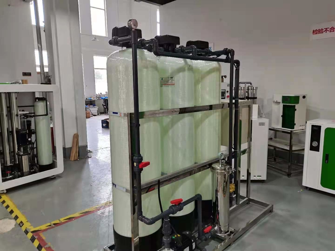 Emoliente de água comercial industrial do filtro do tela táctil do PLC para a água dura