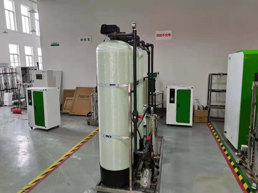 Emoliente de água comercial industrial do filtro do tela táctil do PLC para a água dura