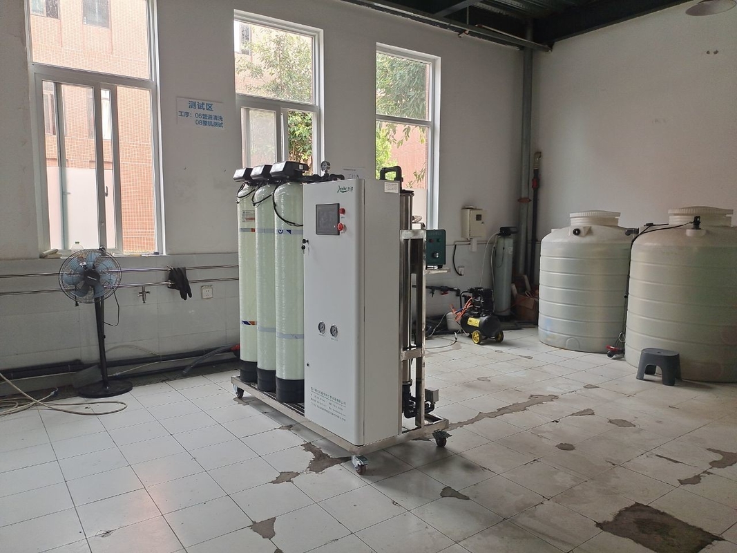 Sistema do filtro de água do Ro do OEM da planta de tratamento da água da única passagem 500LPH