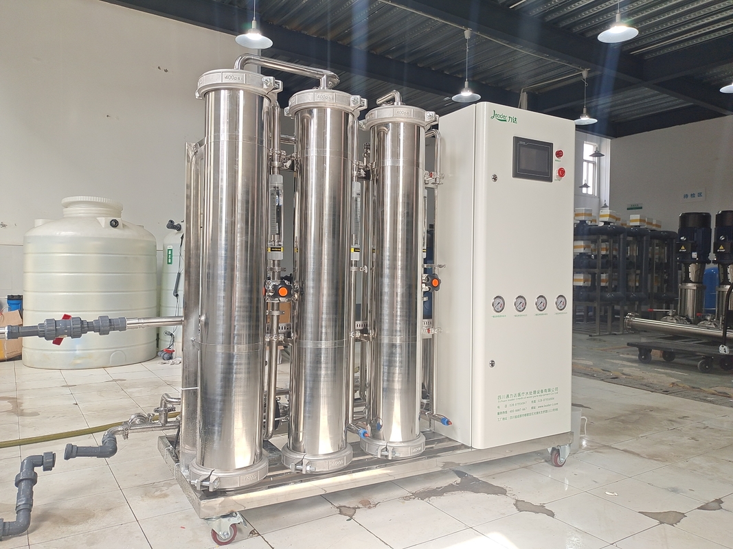 Sistema da osmose reversa da fase do dobro 1200LPH para a dessanilização