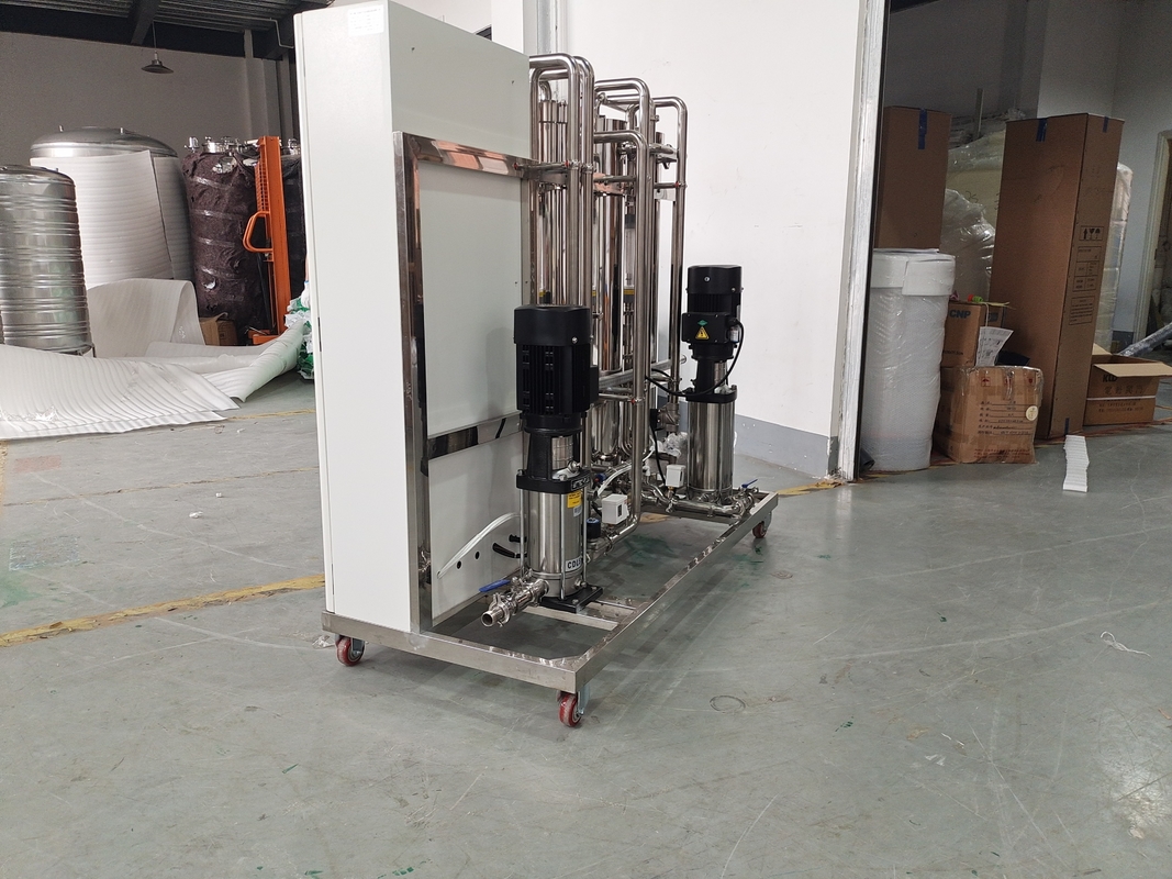 Sistema do RO da fase do dobro 1000LPH pelo material completo dos SS