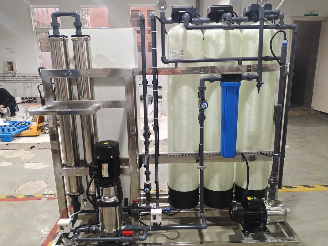 Máquina 500Lph do tratamento de água potável do sistema do filtro de água para a planta do RO