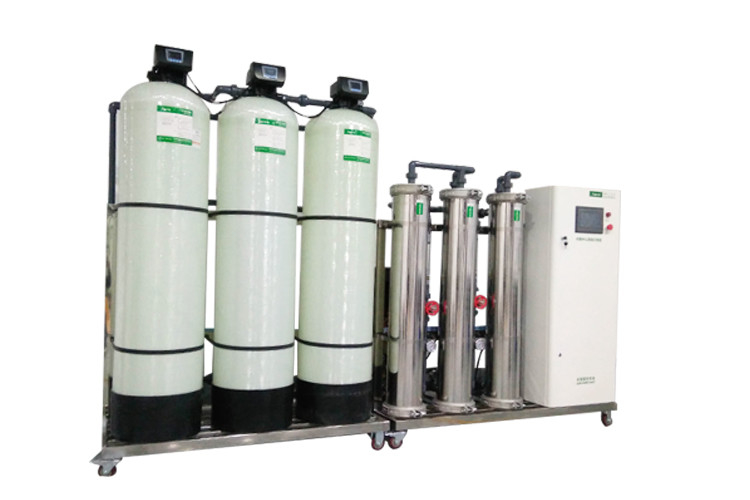 Sistema ativo 1000L/H do RO da passagem do dobro do tratamento da água do filtro do carbono