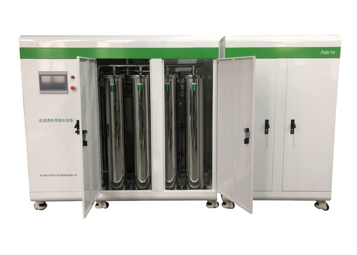 Tipo médico 3000L do armário de sistema do RO da planta de tratamento da água da hemodiálise pela hora